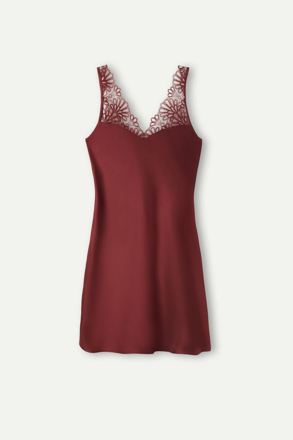 Intimissimi Romantic Life Silk Chemise Rood Donkerrood | YVINW2654