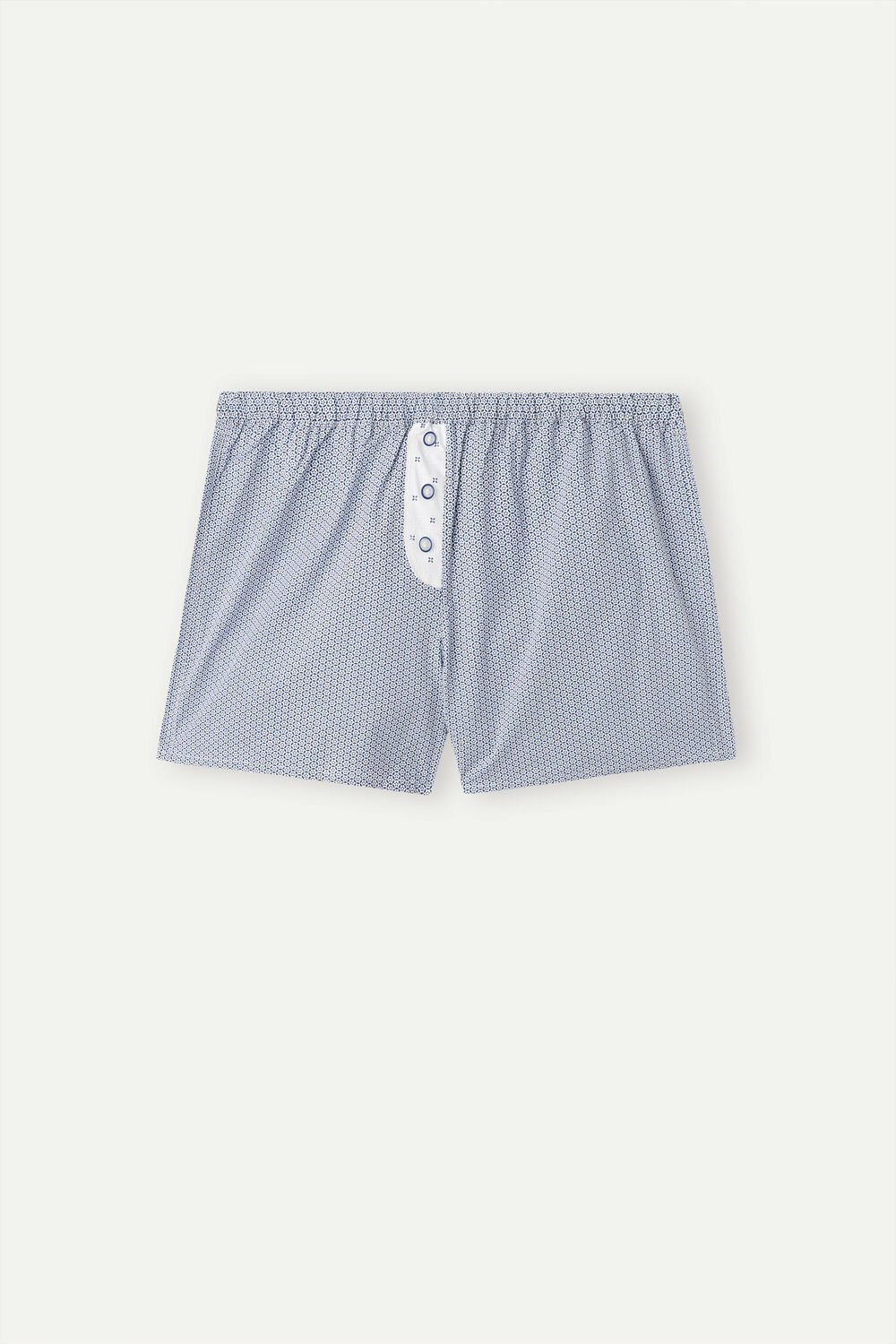 Intimissimi Santorini View Katoenen Cloth Shorts Blauw | BFWRP0148