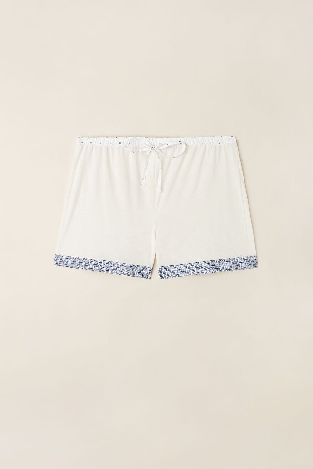 Intimissimi Santorini View Ultrafresh Supima® Katoenen Shorts Wit | STPQC8302