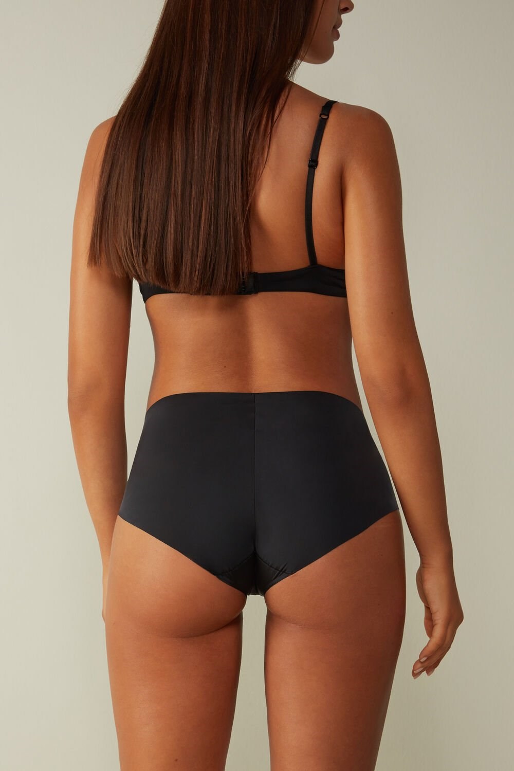 Intimissimi Seamless Microfiber Hipster Zwart Zwart | WYCVK2786