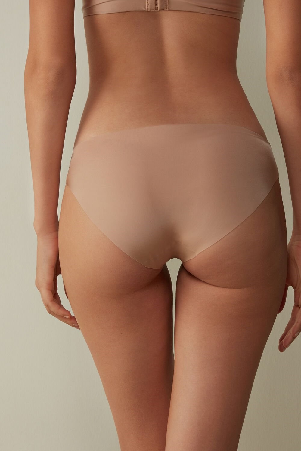 Intimissimi Seamless Microfiber Panties Beige | BRVTU3856