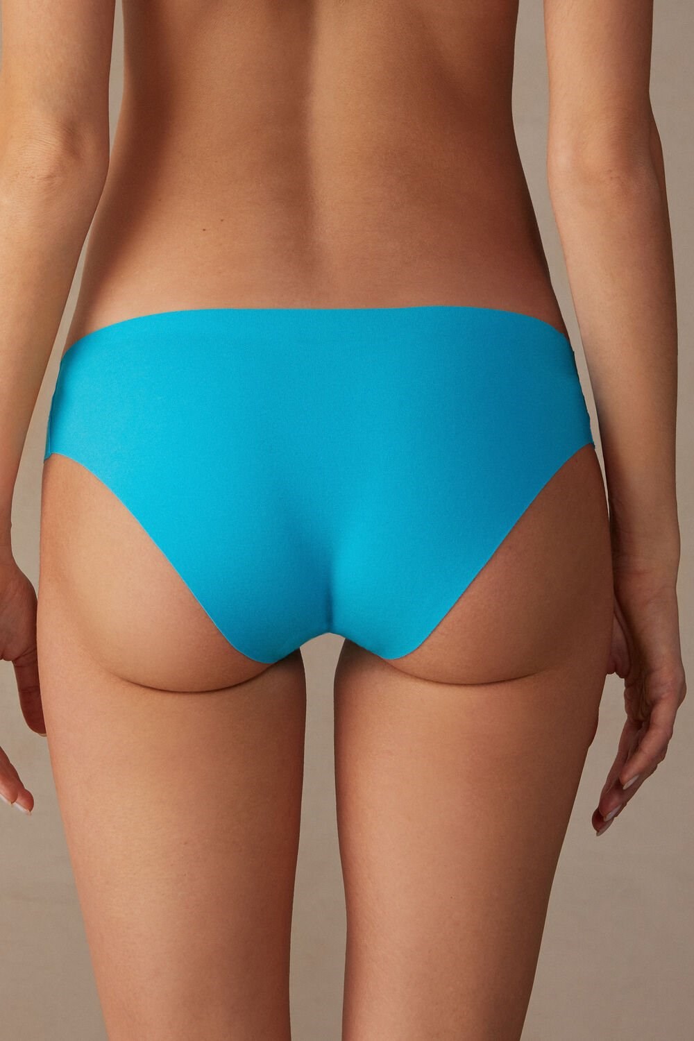 Intimissimi Seamless Supima® Katoenen Panties Blauw Turquoise | CBUMO5896