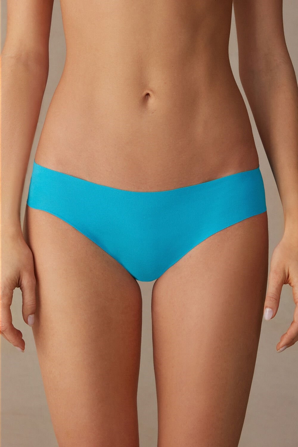 Intimissimi Seamless Supima® Katoenen Panties Blauw Turquoise | CBUMO5896