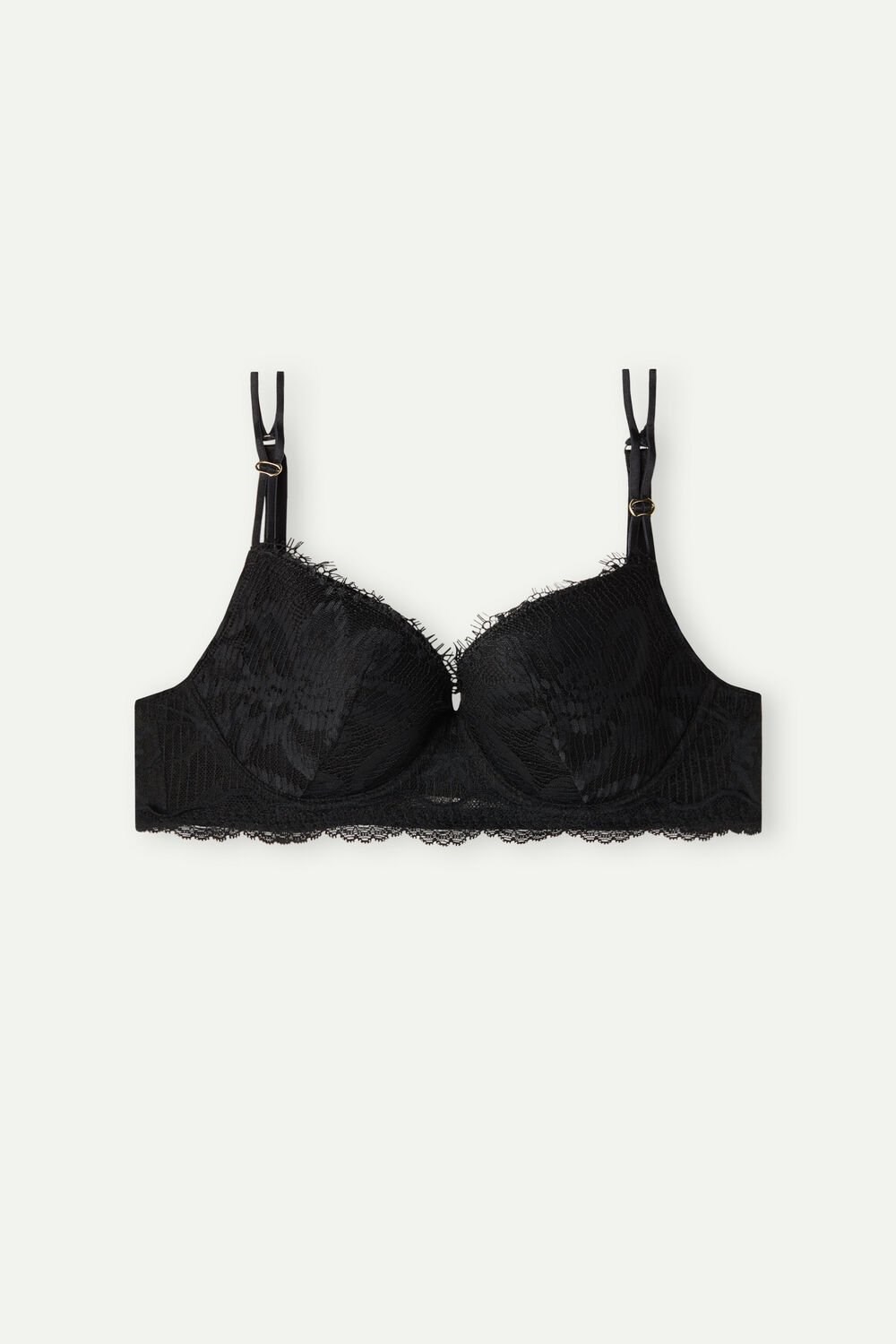 Intimissimi Sensual Unbounded Balconette Bra Zwart Zwart | SIBDC4327