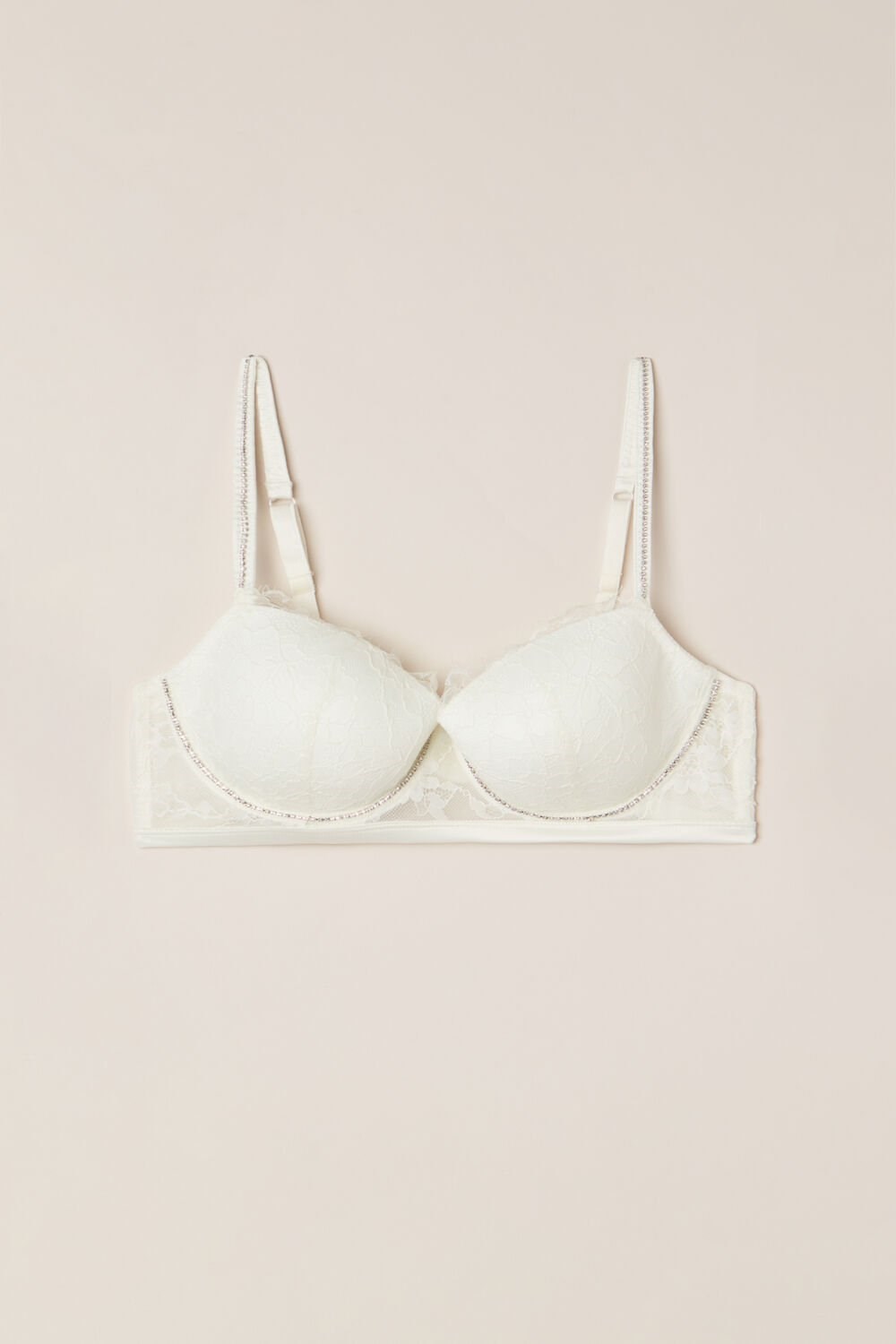 Intimissimi Shine High Like Stars Sofia Balconette Bra Wit | MVBUC5163