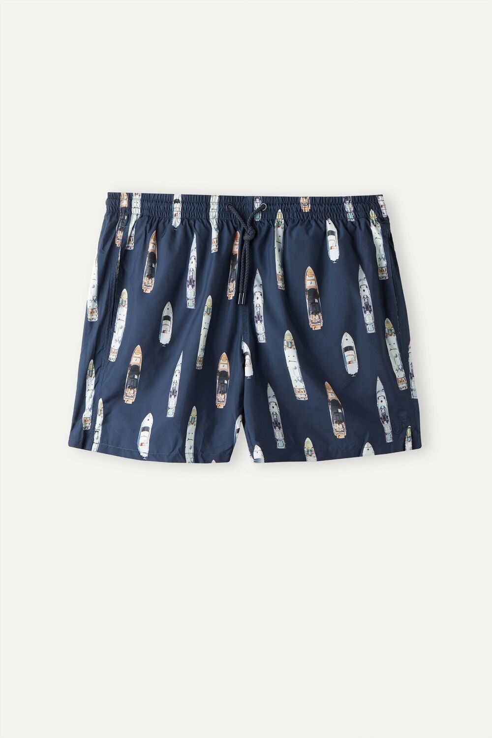 Intimissimi Ship Print Swim Trunks Blauw | FXTJE3809