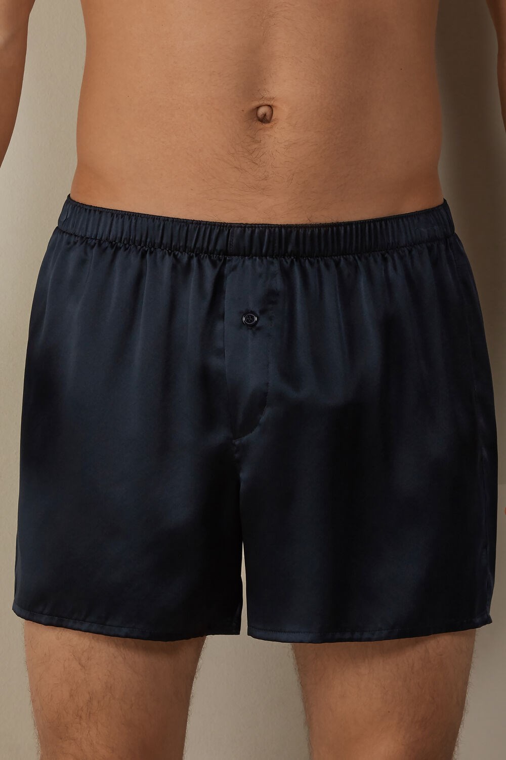 Intimissimi Silk Boxers Blauw Blauw | FIXQZ8973