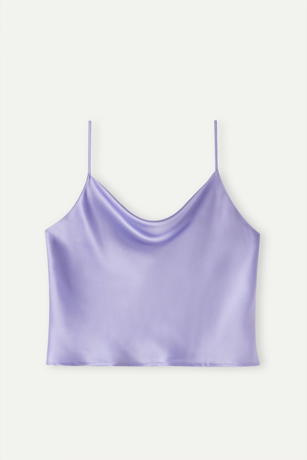 Intimissimi Silk Crop Camisole Lavendel | TCKJB6015