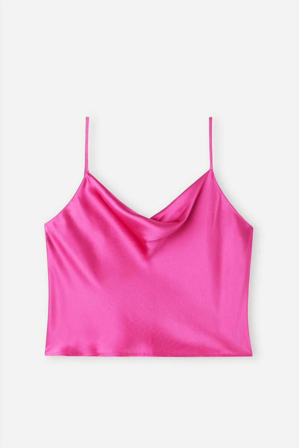 Intimissimi Silk Crop Camisole Roze Roze | FTRWX2194