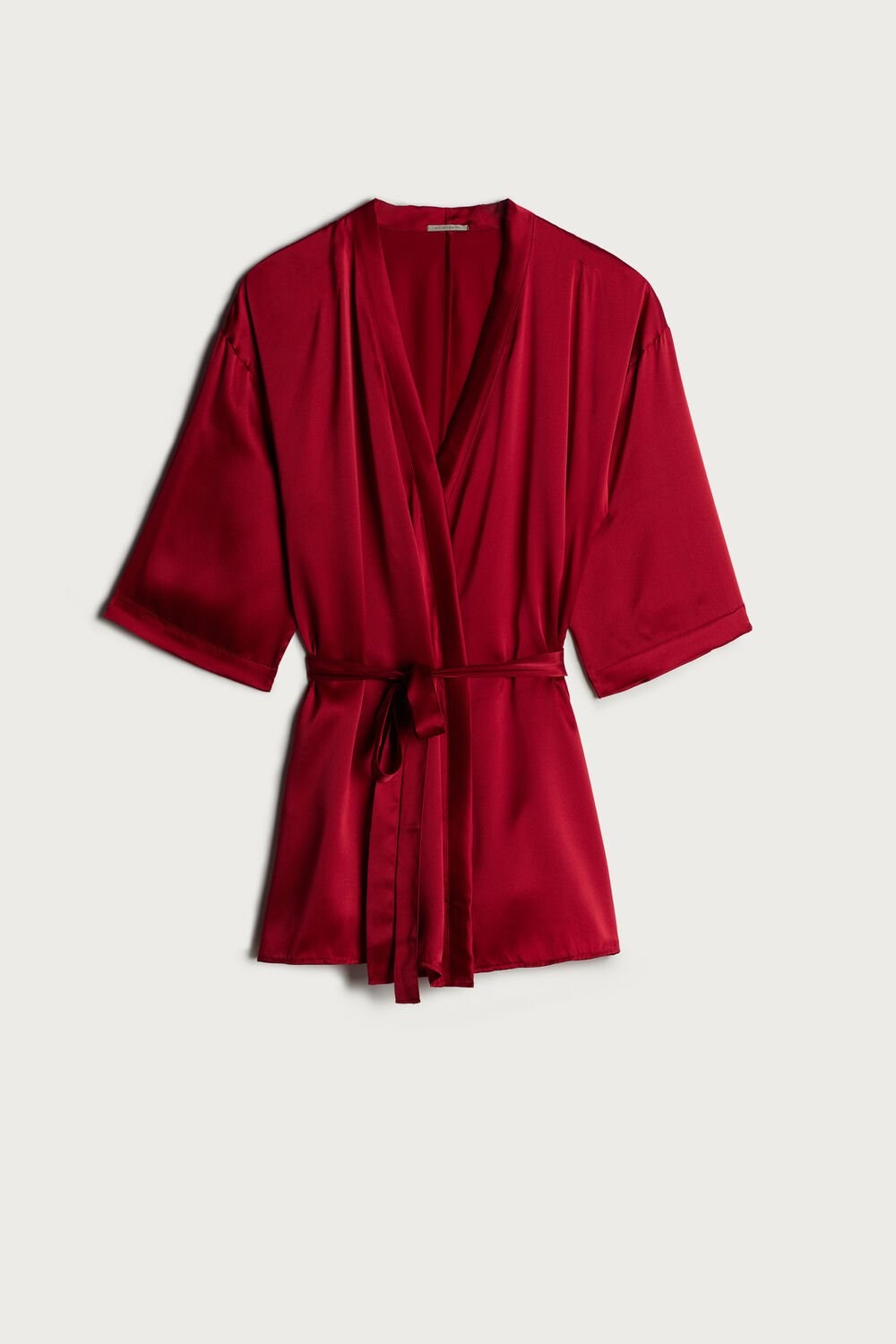 Intimissimi Silk Kimono Rood Rood | RVICG0329