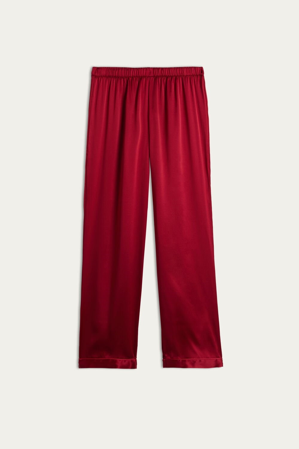 Intimissimi Silk Satin Pajama Pants Rood Rood | TELXY1684