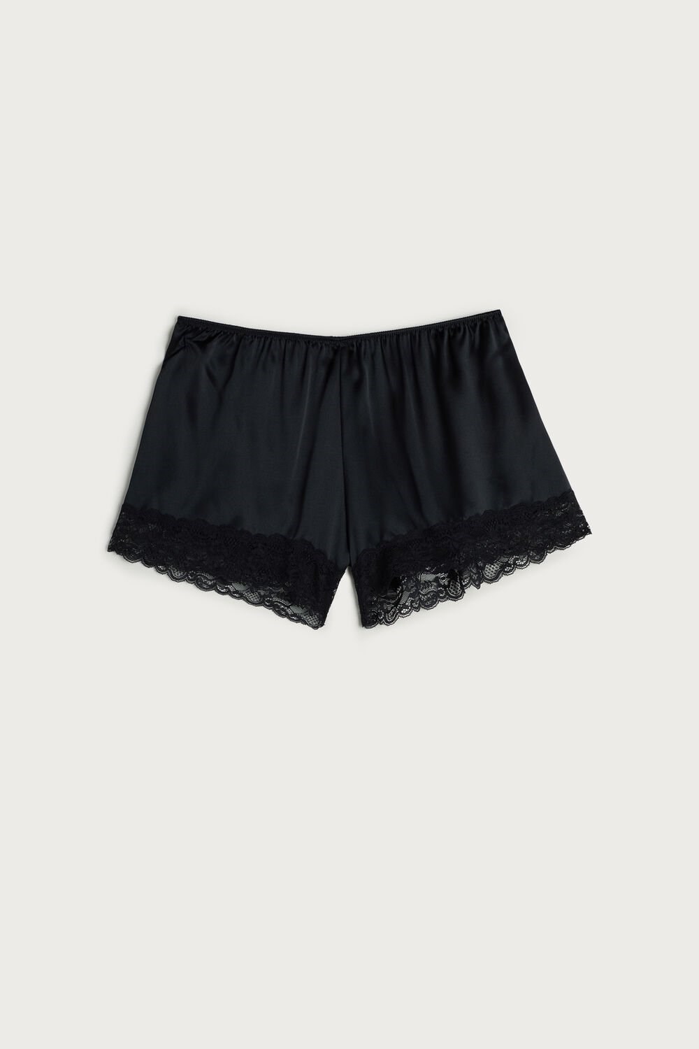 Intimissimi Silk Shorts Zwart Zwart | AWYKG6973