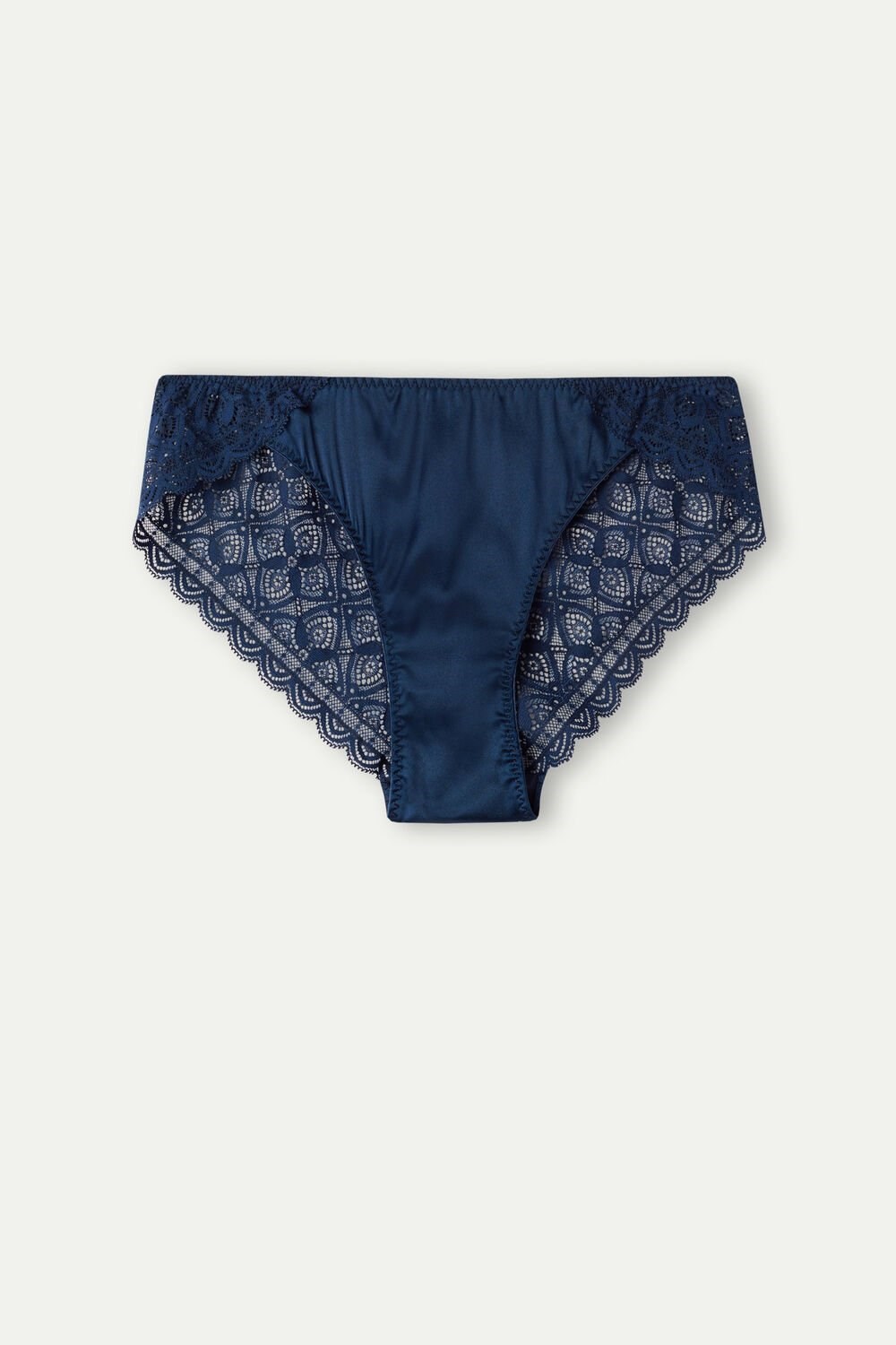 Intimissimi Silk and Kanten Briefs Blauw Blauw | HRCUZ0592