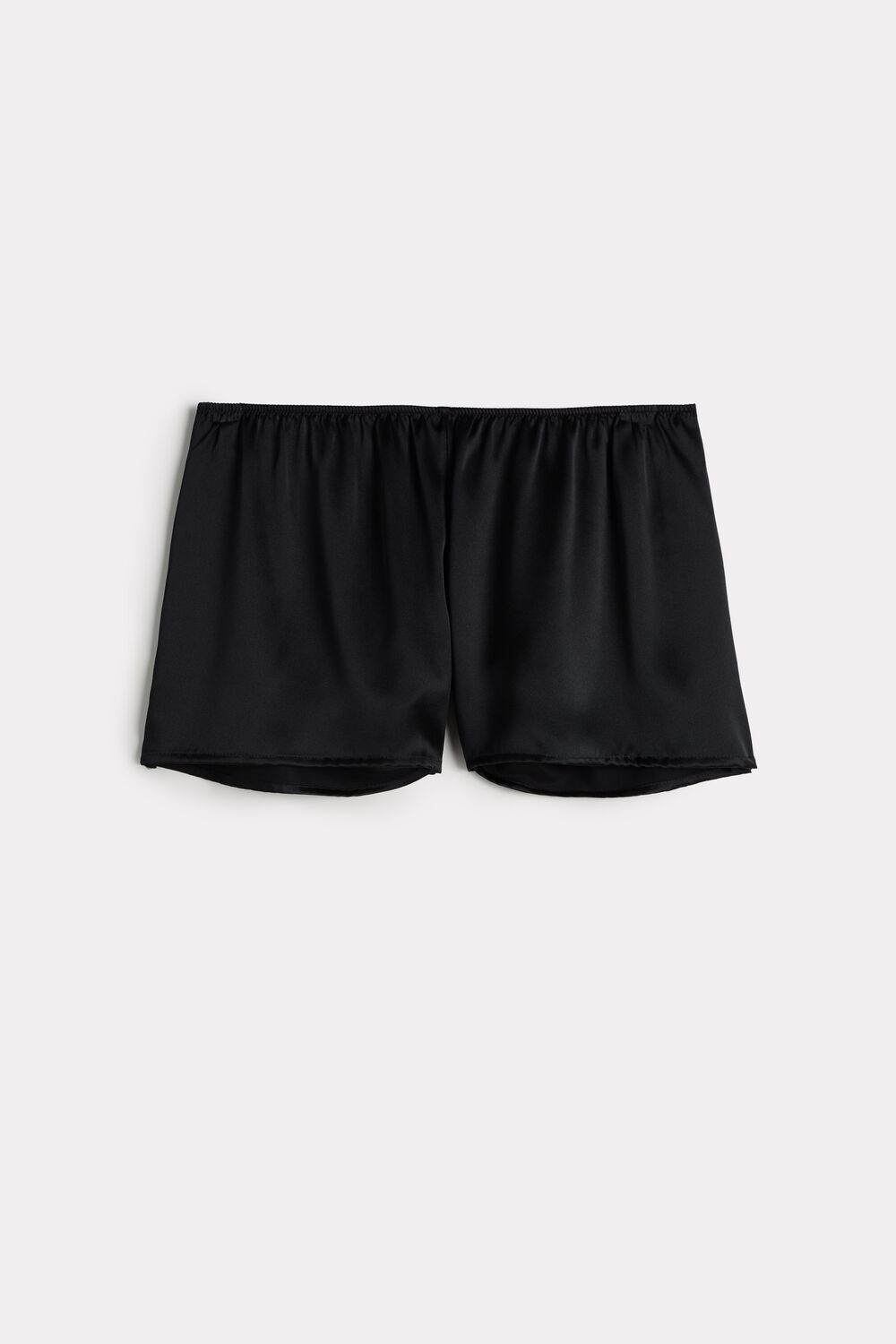 Intimissimi Smooth Silk-Satin Shorts Zwart Zwart | FTGPW3602