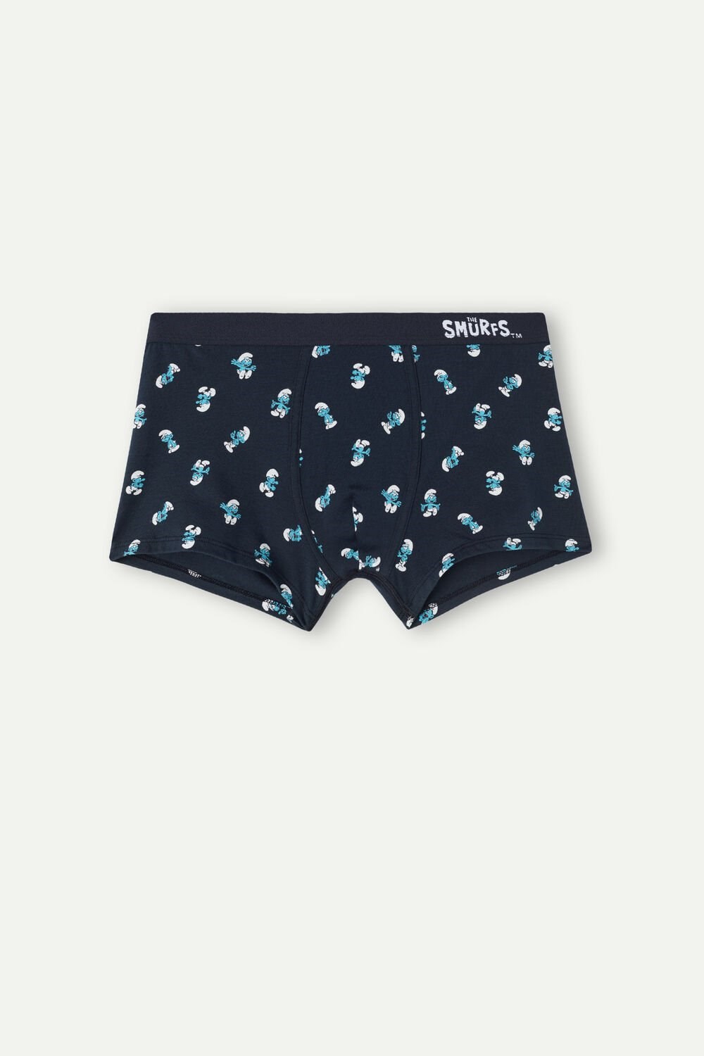 Intimissimi Smurf Boxers in Stretch Supima® Katoenen Blauw Blauw | UNTHI5981