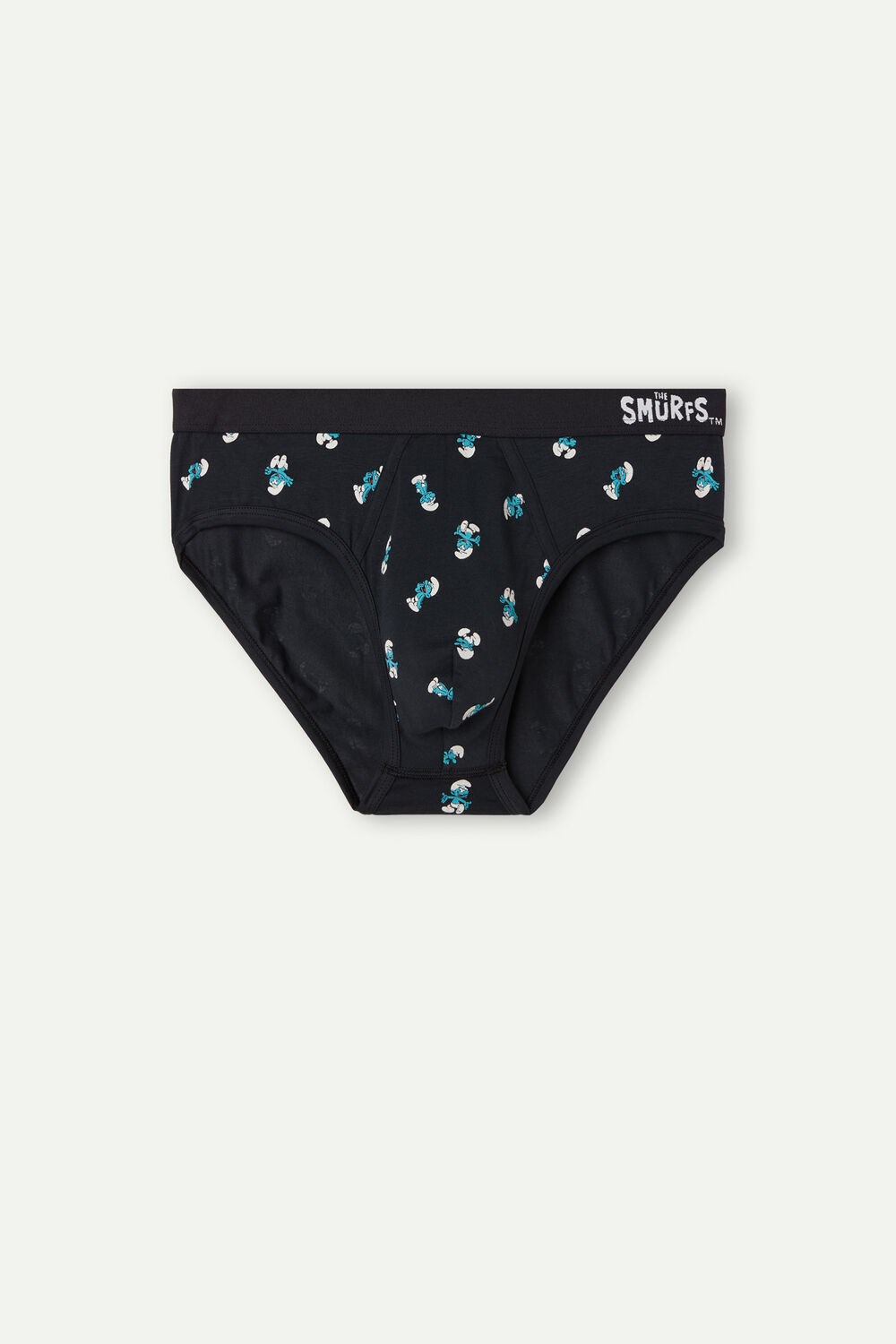 Intimissimi Smurf Briefs in Stretch Supima® Katoenen Blauw Blauw | AQHXI4758