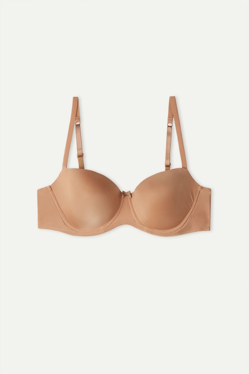 Intimissimi Sofia Balconette Bra in Ultralight Microfiber Beige | DCIZB1978