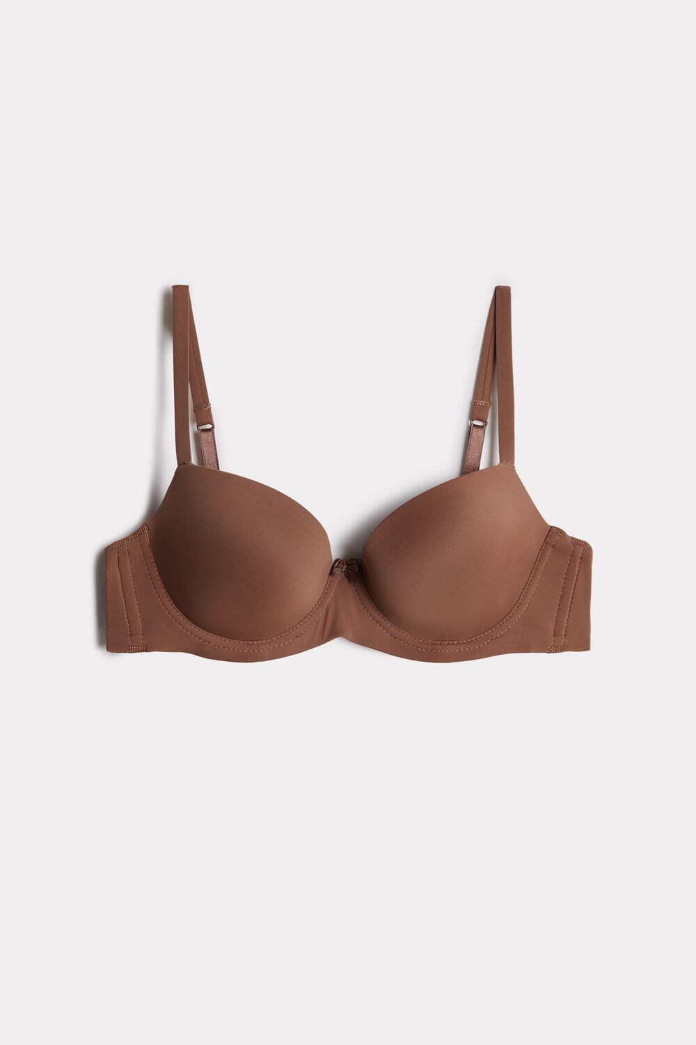 Intimissimi Sofia Microfiber Gewatteerd Balconette Bra Donkerbeige | FYUIX8532