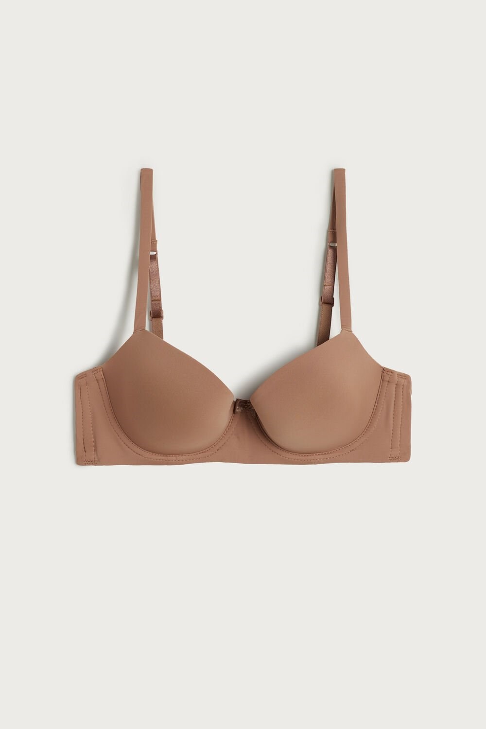 Intimissimi Sofia Microfiber Gewatteerd Balconette Bra Beige | WTEMV5719