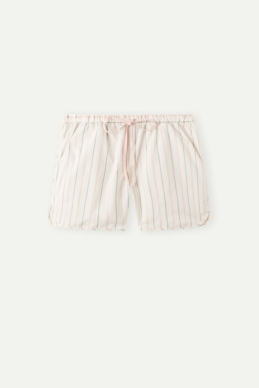 Intimissimi Soft Spring Katoenen Cloth Shorts Wit Beige Roze | EBZTD0631