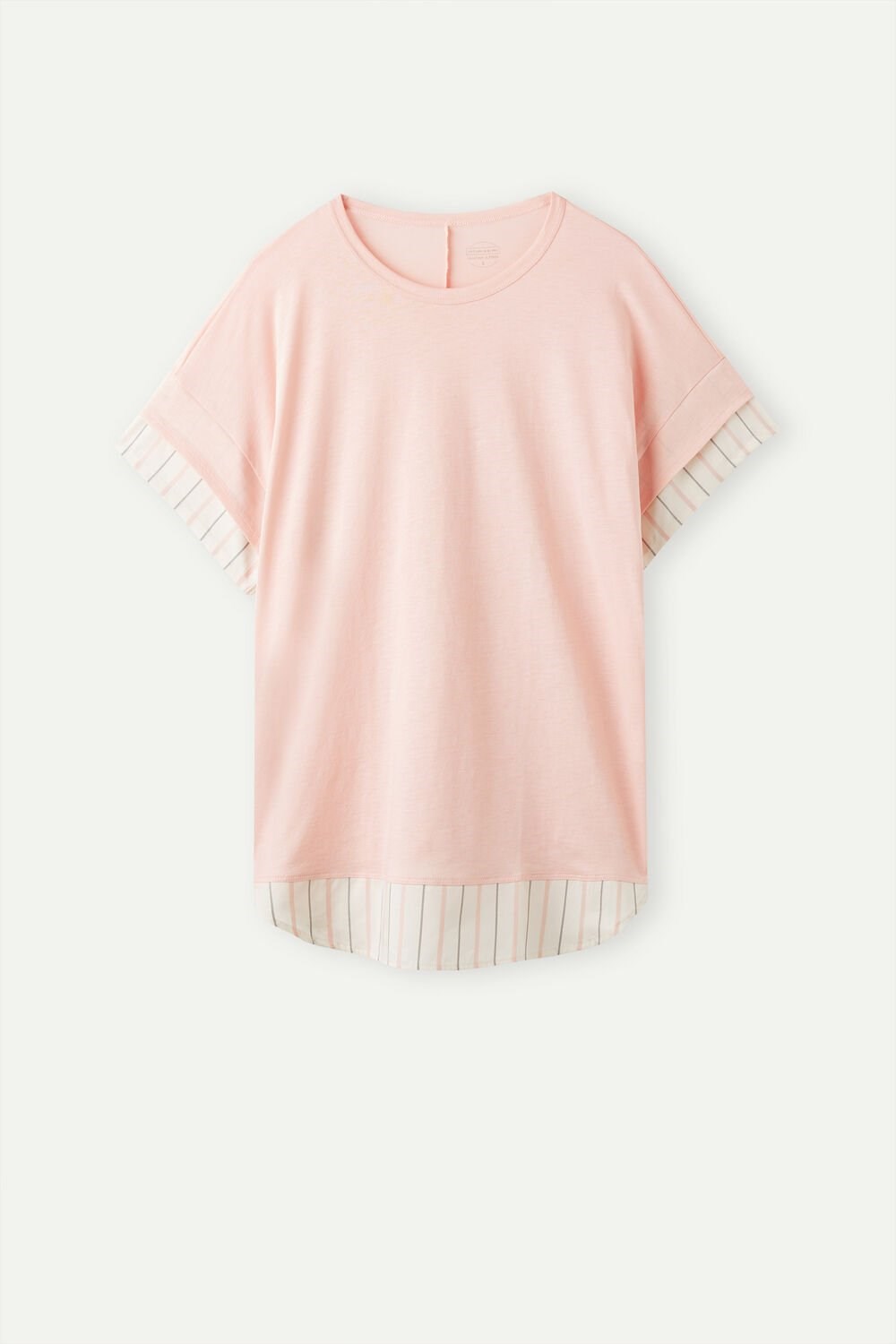 Intimissimi Soft Spring Kort Sleeve Katoenen T-Shirt Roze Roze | HZXIR5827