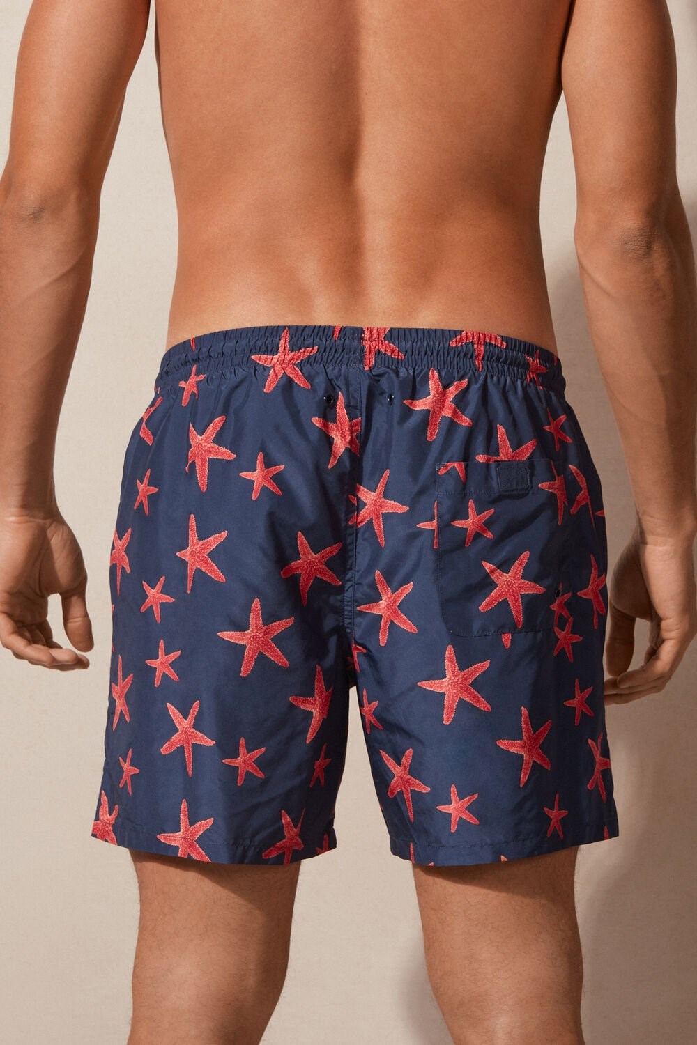 Intimissimi Starfish Print Swim Trunks Blauw Blauw | DRHUQ6402