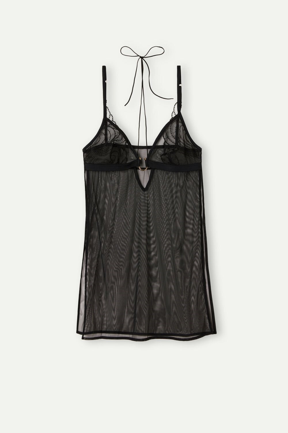 Intimissimi Steal the Show Tulle Babydoll Zwart Zwart | ZWKEC7236