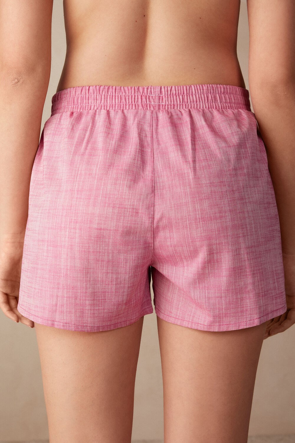 Intimissimi Strawberry Milkshake Shorts in Katoenen Cloth Roze Roze | EZHOP7190