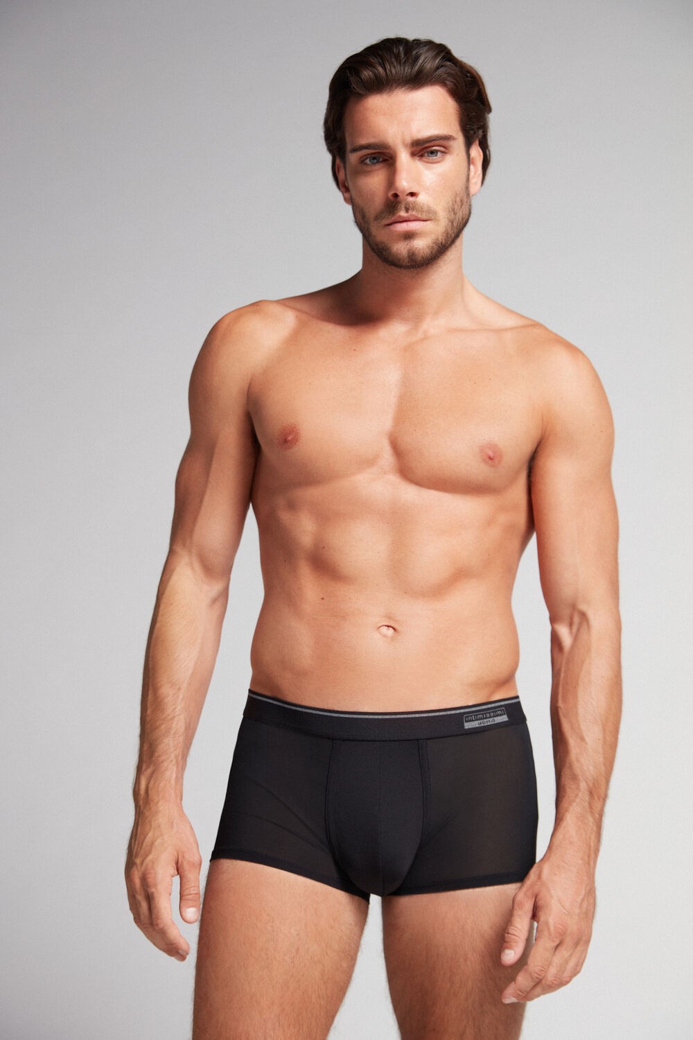 Intimissimi Super Fresh Micro-mesh Boxers Zwart Zwart | APZMW1307