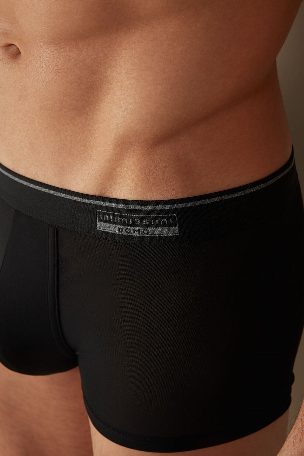 Intimissimi Super Fresh Micro-mesh Boxers Zwart Zwart | APZMW1307