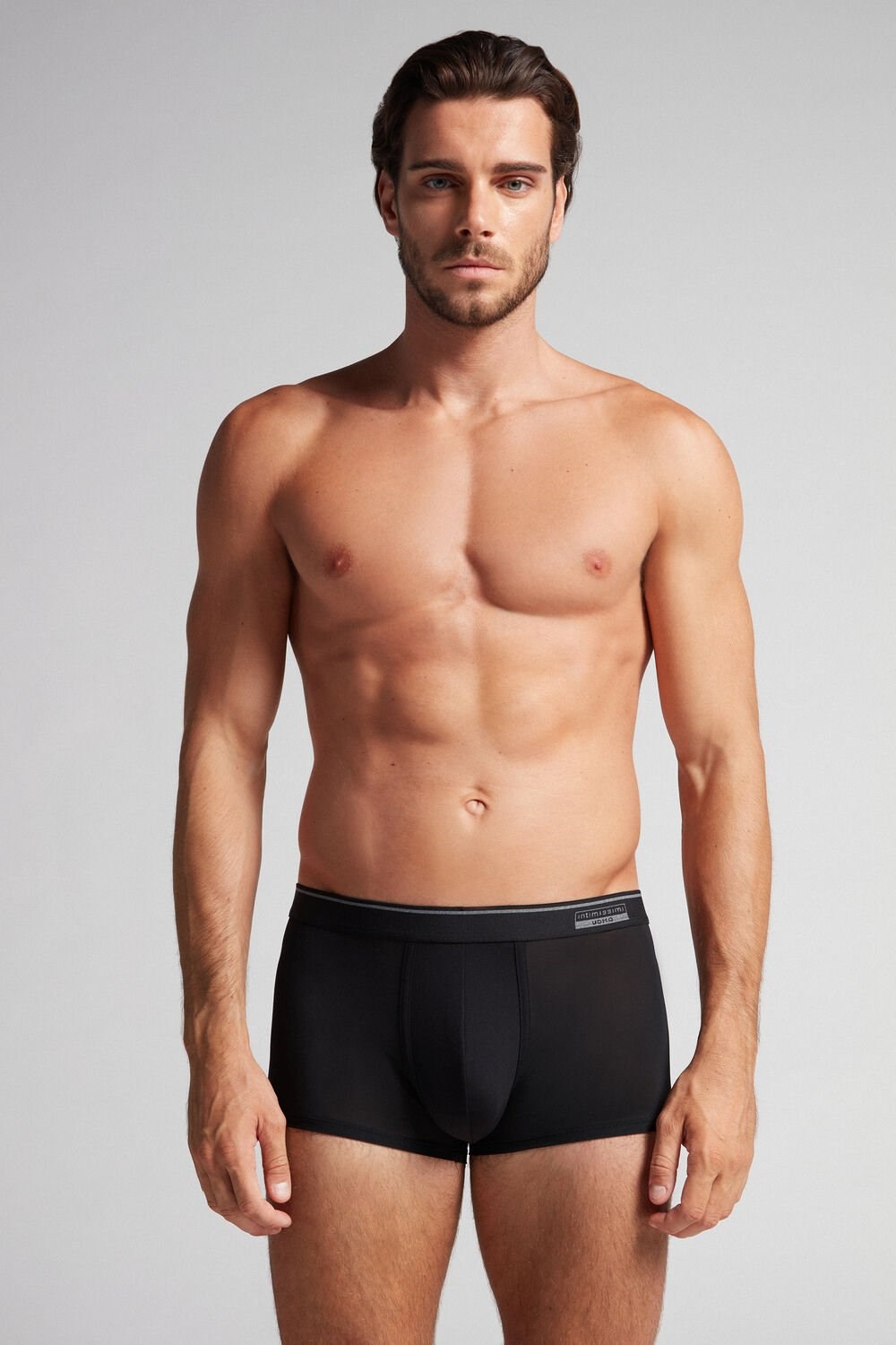 Intimissimi Super Fresh Micro-mesh Boxers Zwart Zwart | APZMW1307