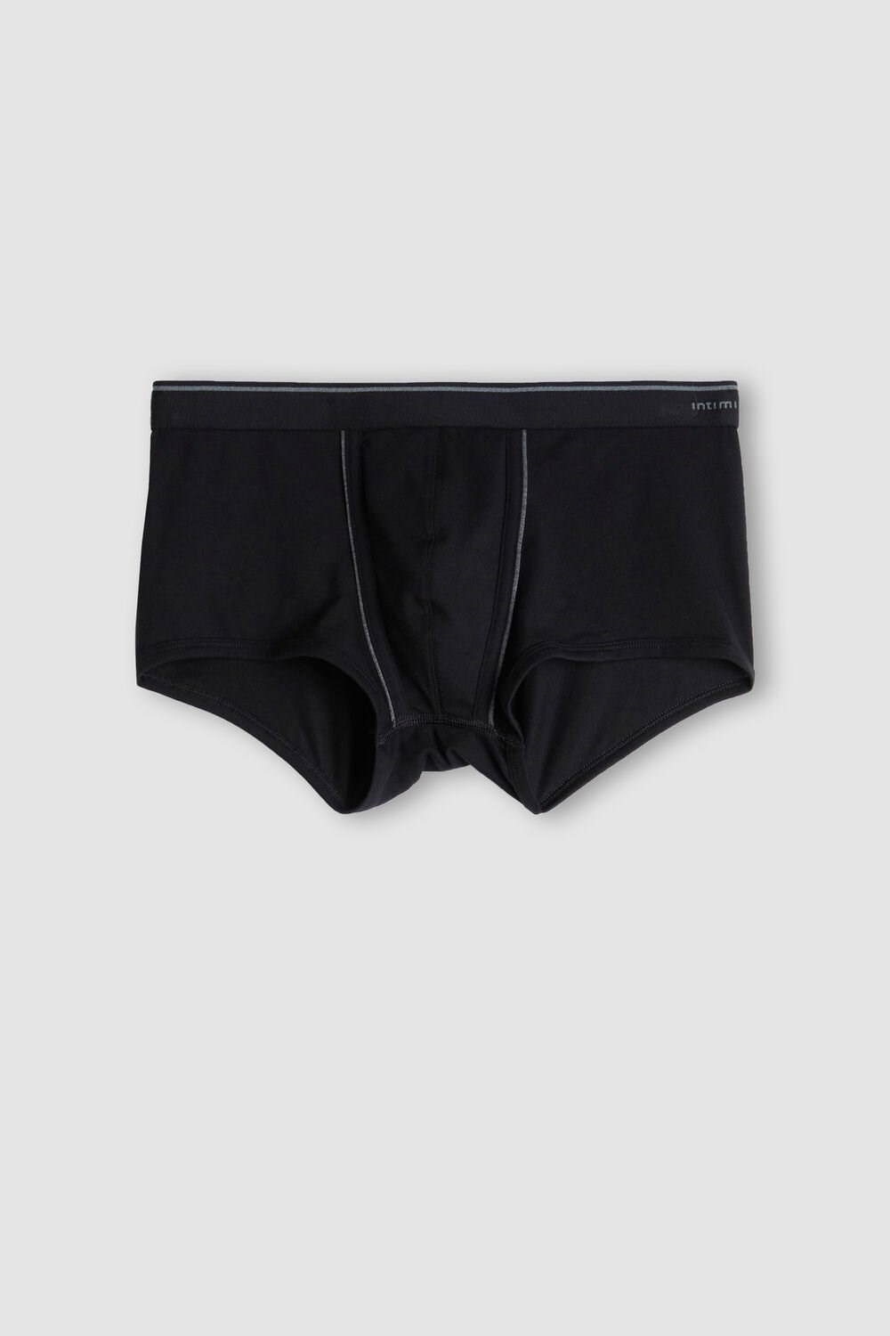 Intimissimi Supima® Katoenen Boxers Zwart Zwart Grijs | PXBMF9182