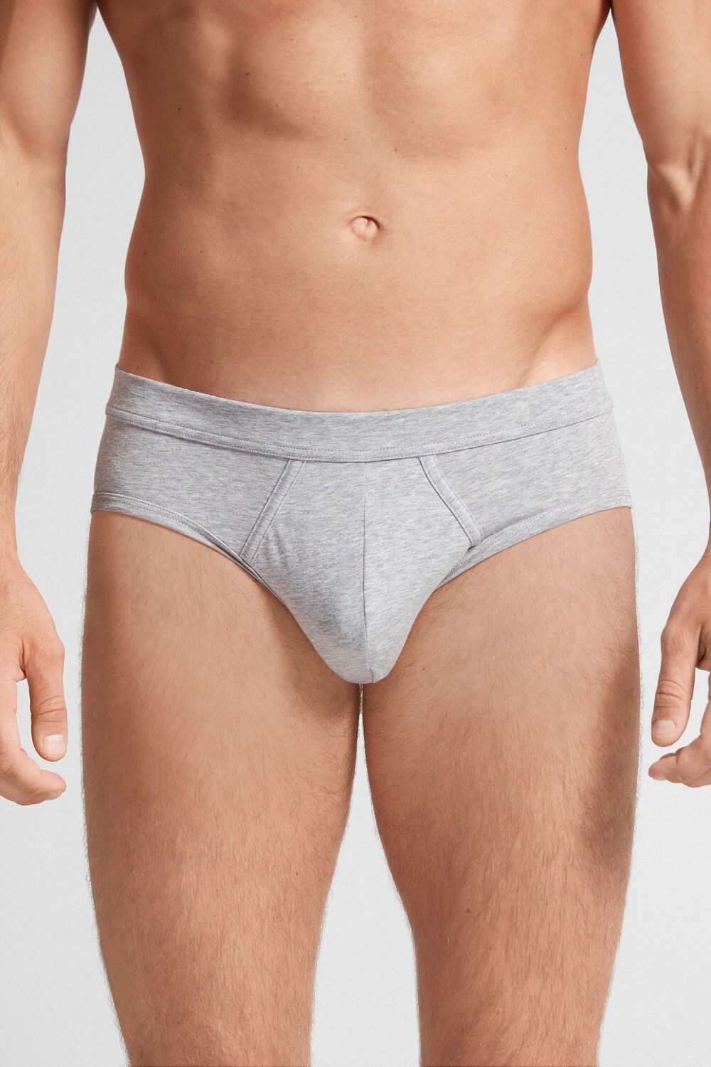 Intimissimi Supima® Katoenen Briefs Grijs Lichtgrijs | TVPRH4620