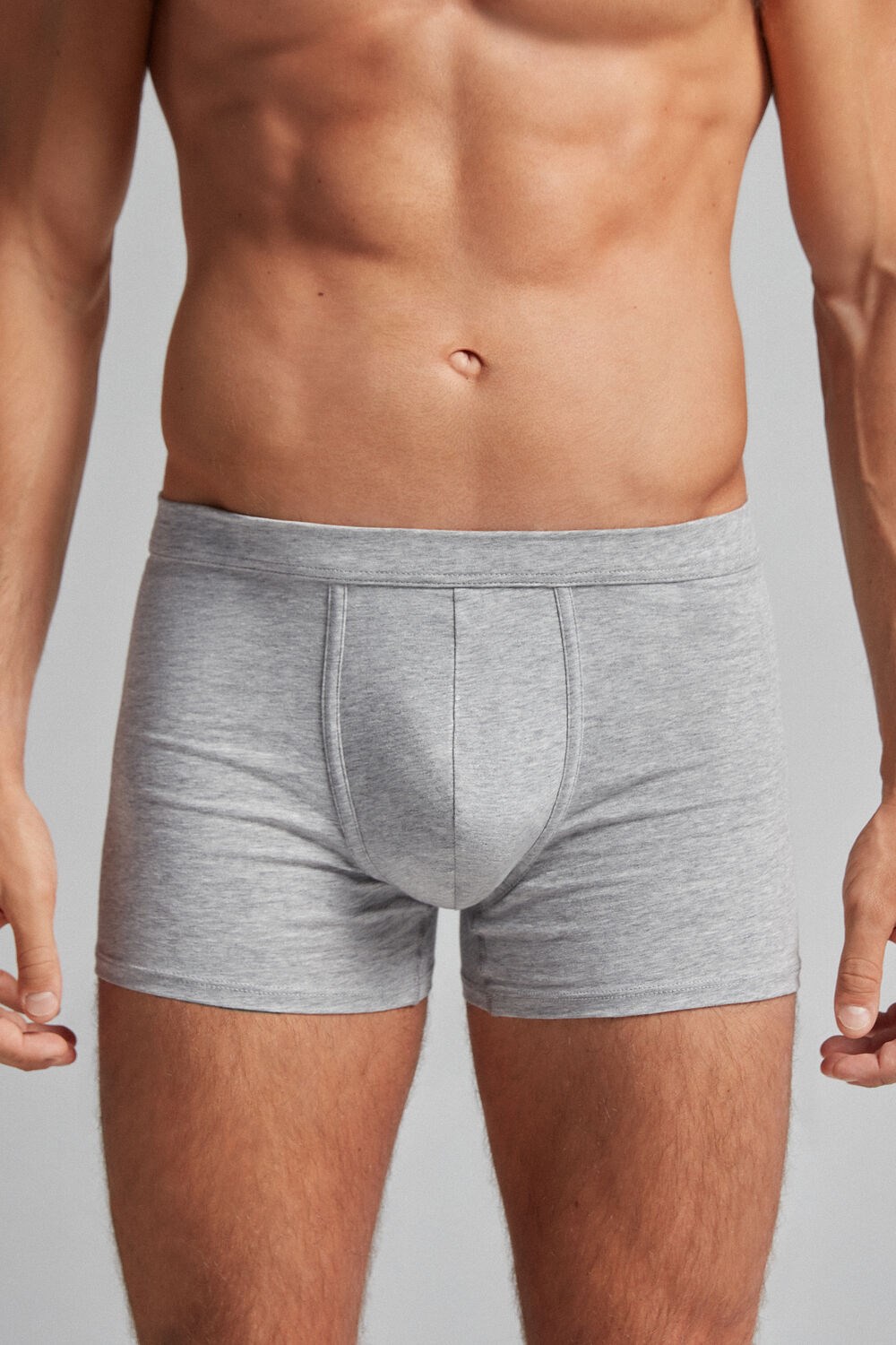 Intimissimi Supima® Katoenen Loose Fit Boxers Grijs Lichtgrijs | AJYPZ7618