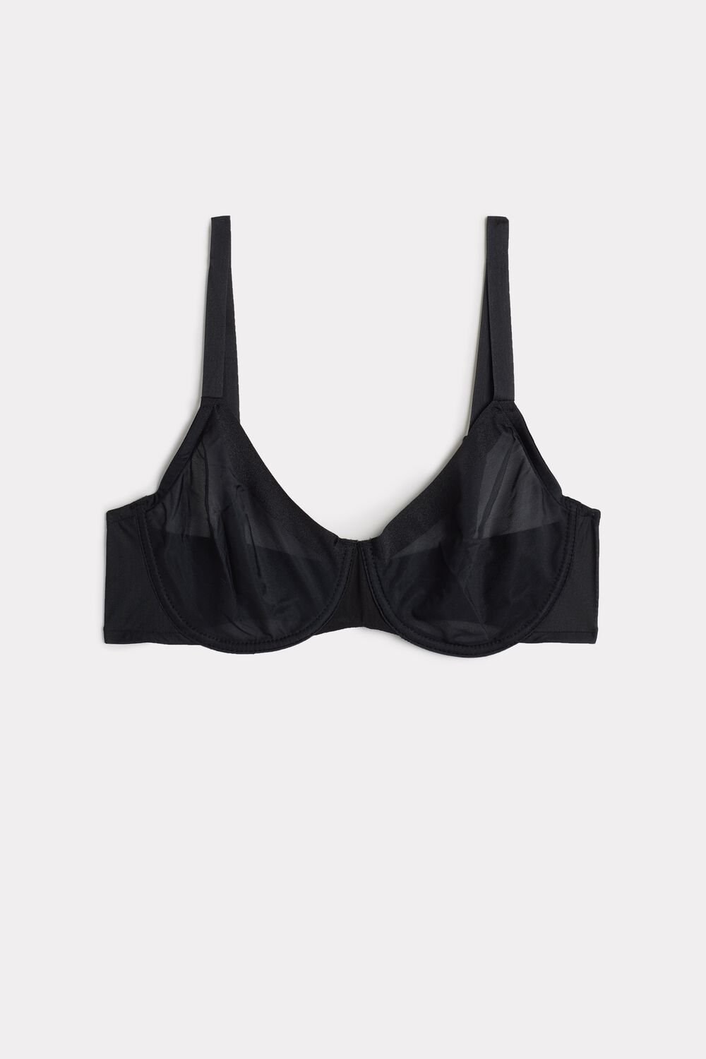 Intimissimi Sveva Invisible Touch Balconette Bra Zwart Zwart | SJXBE2761