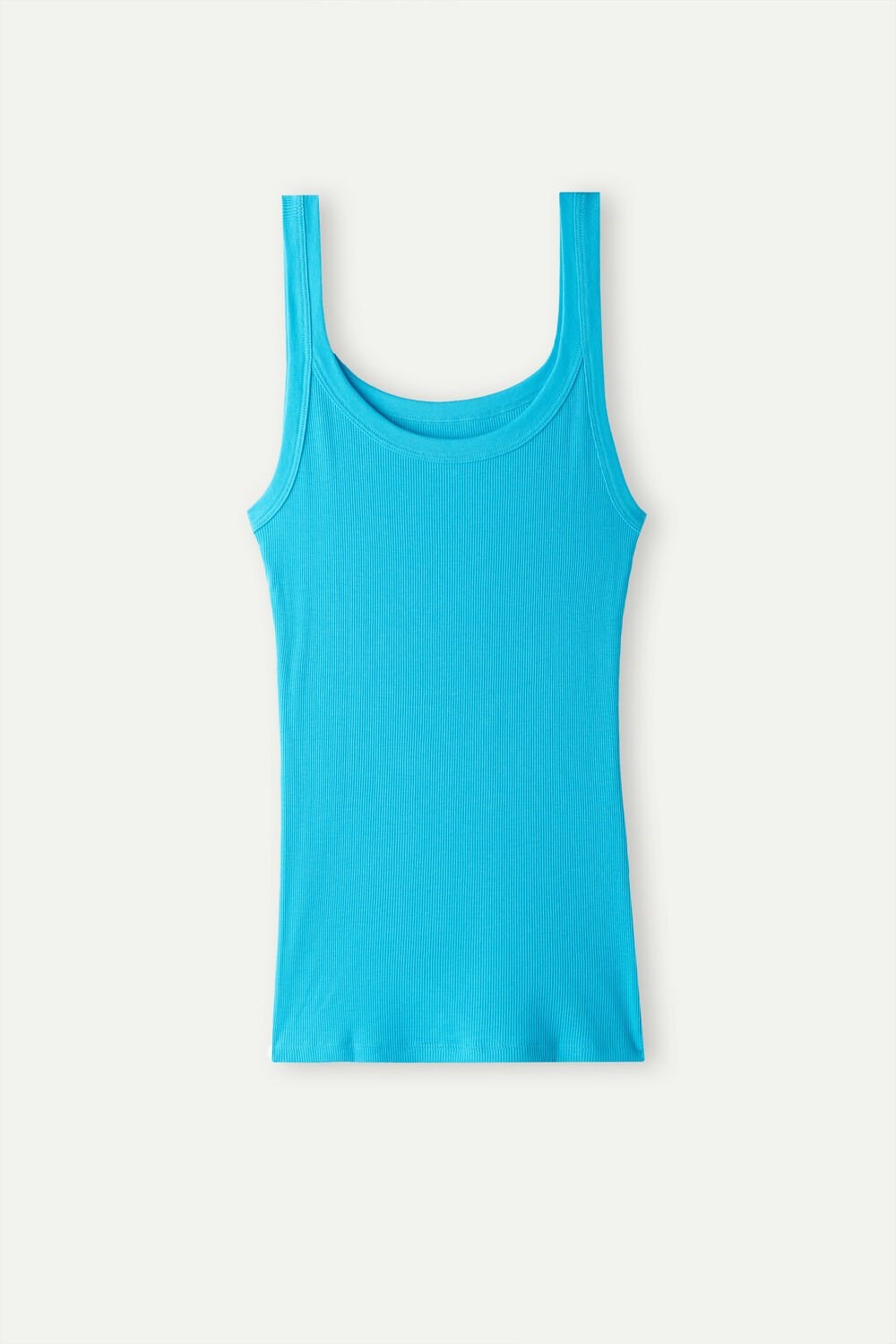 Intimissimi Tank Top in Supima® Katoenen Blauw Turquoise | CWIVQ8906