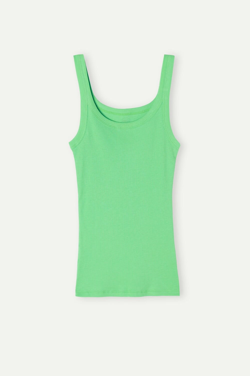 Intimissimi Tank Top in Supima® Katoenen Groen Mintgroen | RVXCQ5917