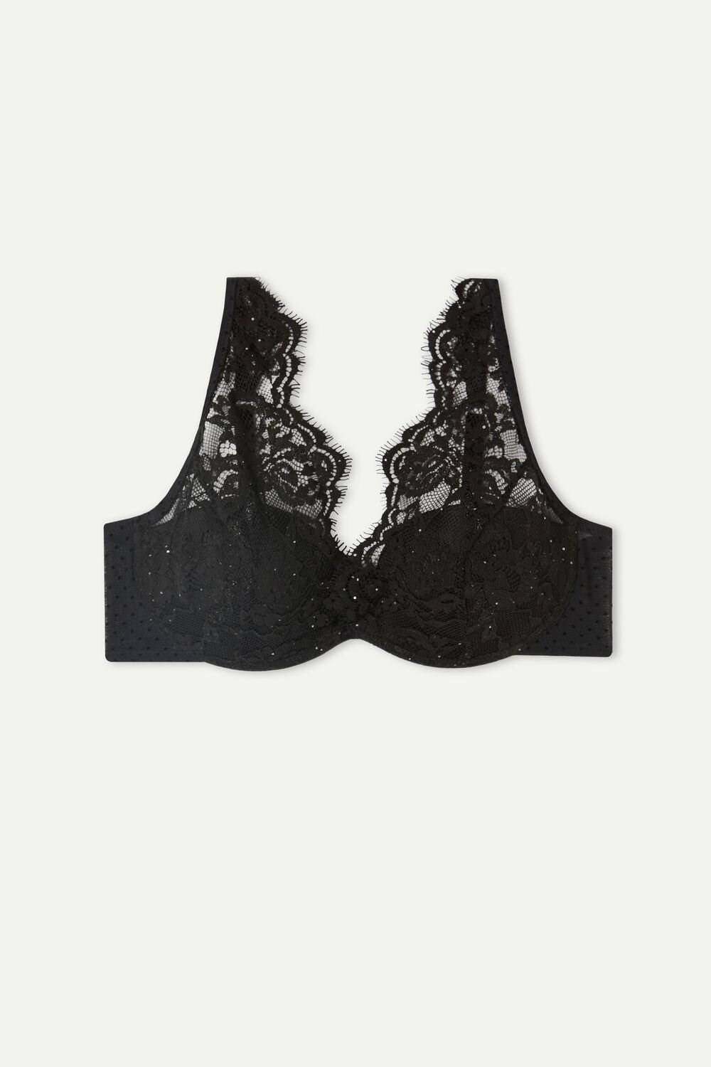 Intimissimi Time to Shine Elena Balconette Bra Zwart Zwart | QSVXZ7381