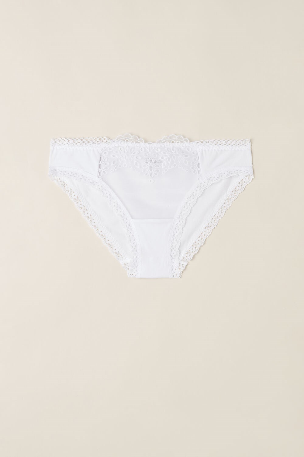 Intimissimi Timeless Simplicity Katoenen Panties Wit Wit | TNFRL8061