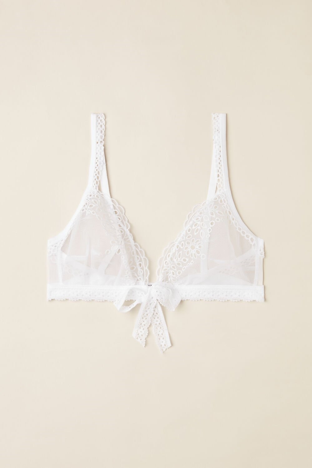 Intimissimi Timeless Simplicity Triangle Bra Wit Wit | SKEJH5470