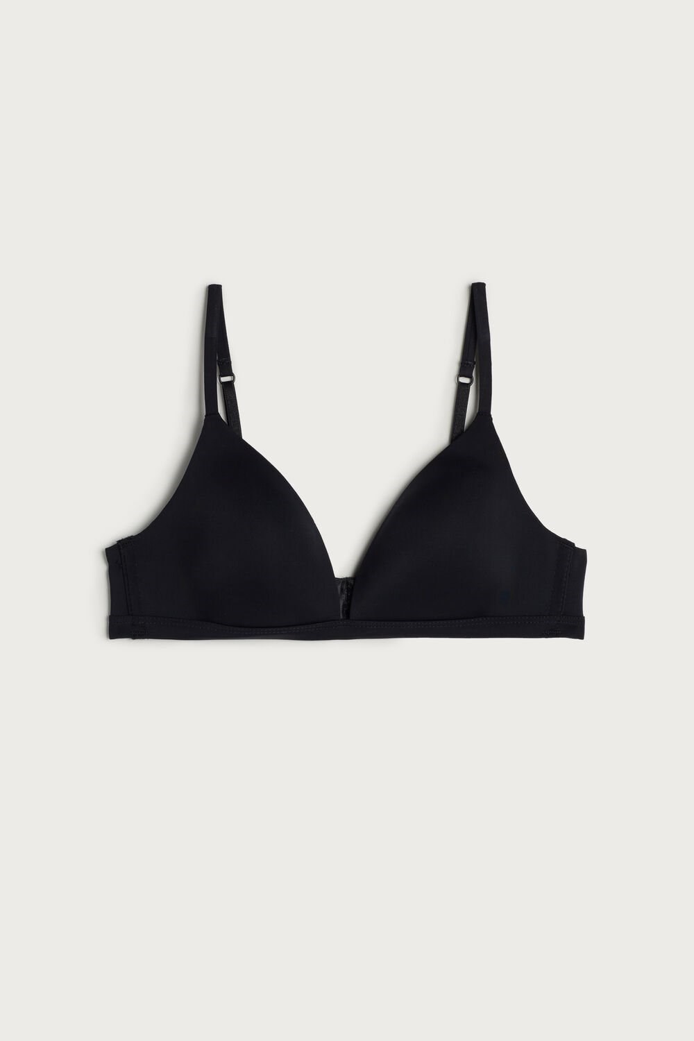 Intimissimi Tiziana Microfiber Triangle Bra Zwart Zwart | MSWTQ6475