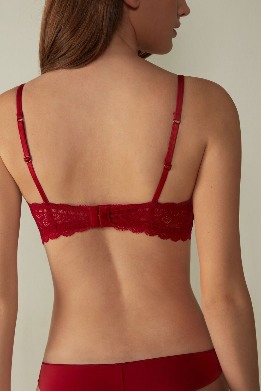 Intimissimi Tiziana Triangle Bra in Kanten Rood Rood | OKUIM2479