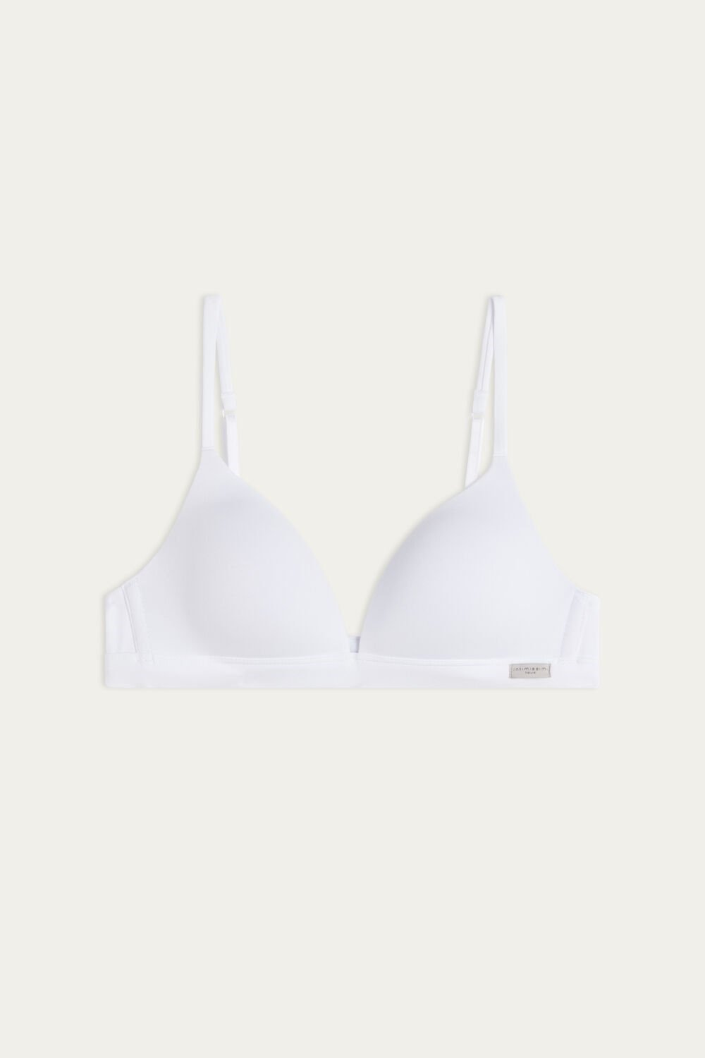 Intimissimi Tiziana Triangle Bra in Katoenen Wit Wit | CTABU6578