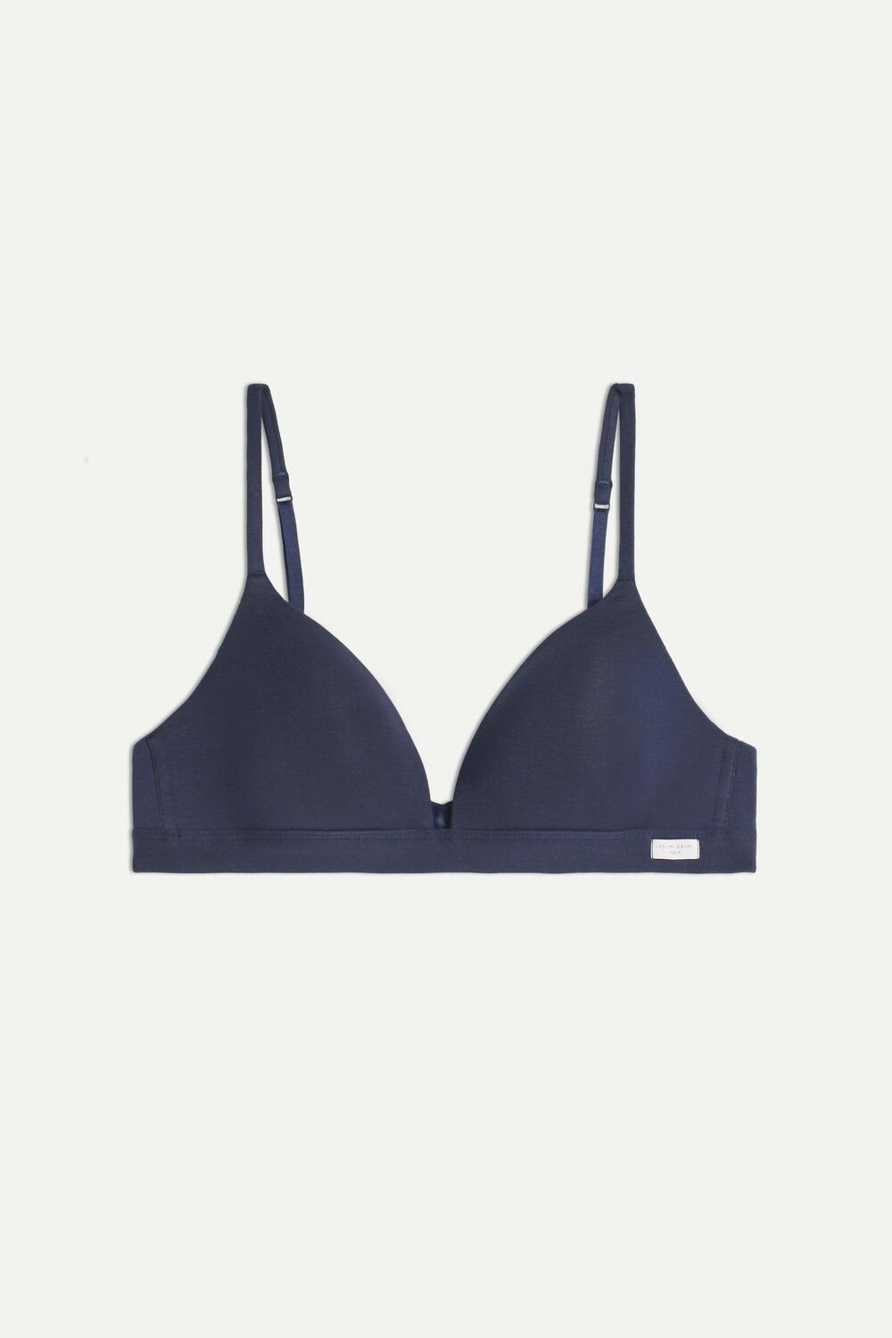 Intimissimi Tiziana Triangle Bra in Katoenen Blauw Blauw | OXZMF6475