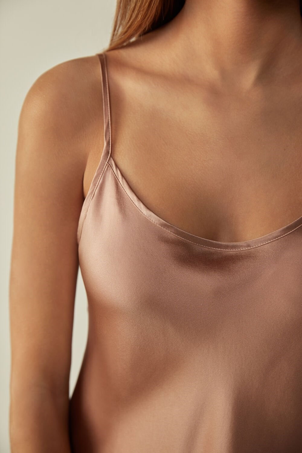 Intimissimi Top in Silk Satin Roze | ESFUC6358