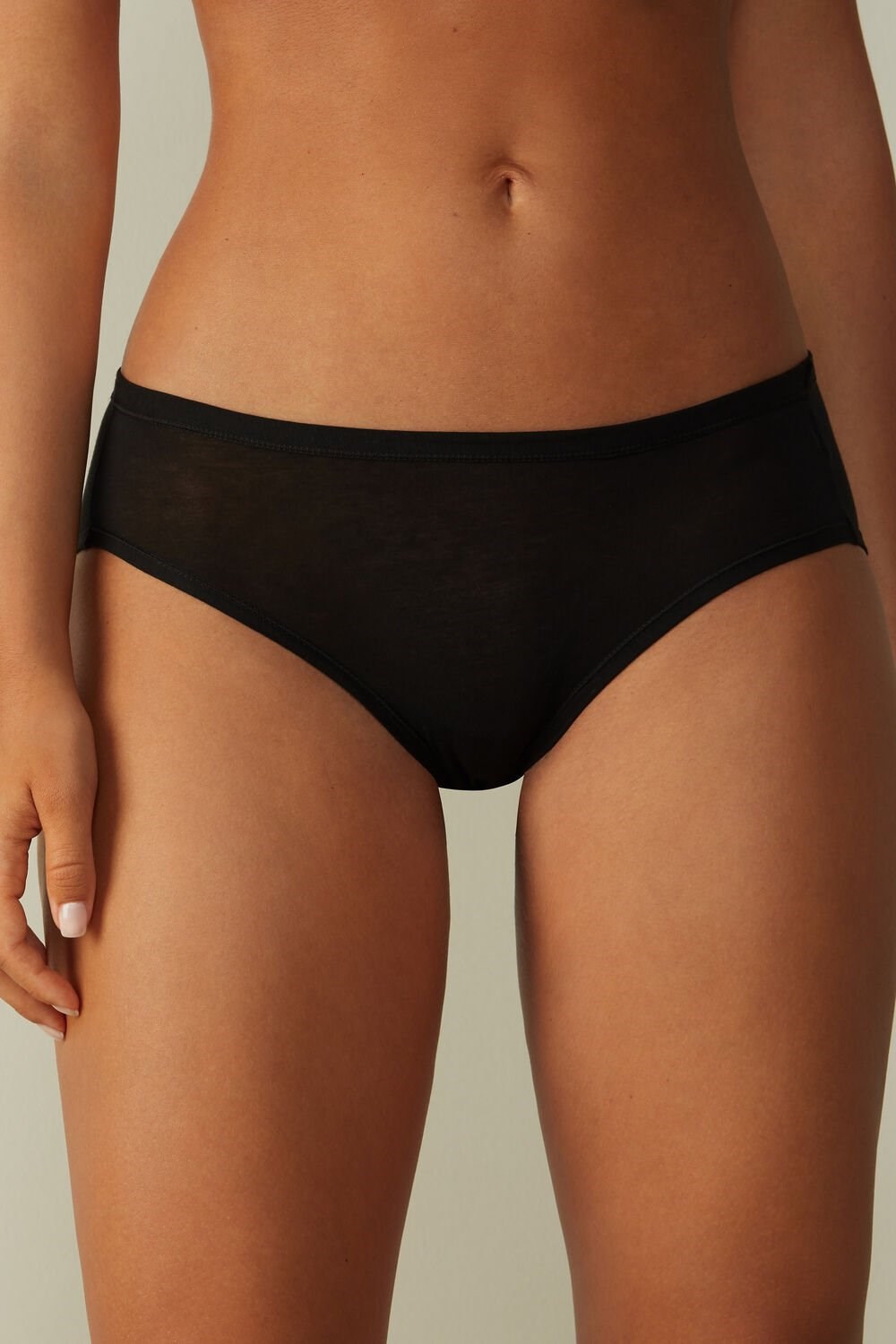 Intimissimi Ultralight Supima® Katoenen Briefs Zwart Zwart | GHSXK4516