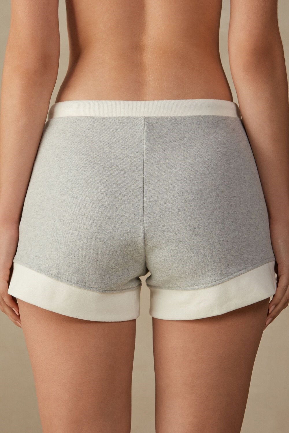 Intimissimi Warm Cuddles Shorts Grijs Grijs Wit | XAWUD9654