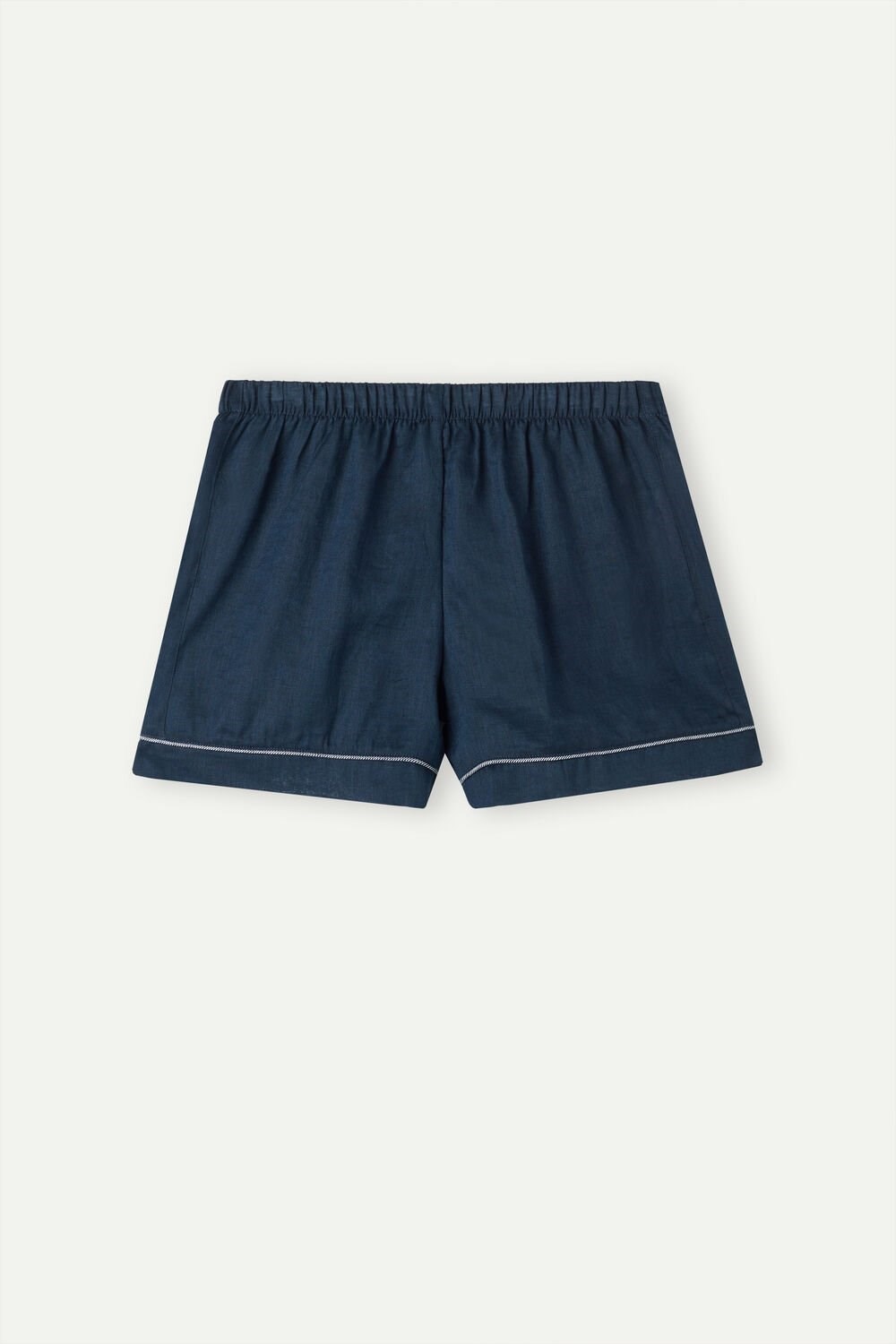 Intimissimi Yacht Night Linen Shorts Blauw Blauw | SLWDU2164